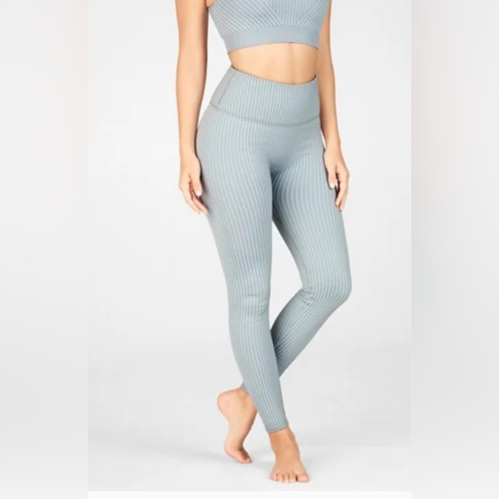 Fabletics High-Waisted Seamless Ribbed Leggings-Limited Edition